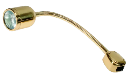Allpa Brass Chart Light, Halogen, 12v/10w, Base Ø86mm, With Switch