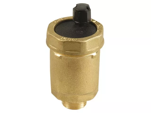 Automatic Air Vent Valve 1/2" with Black Cap