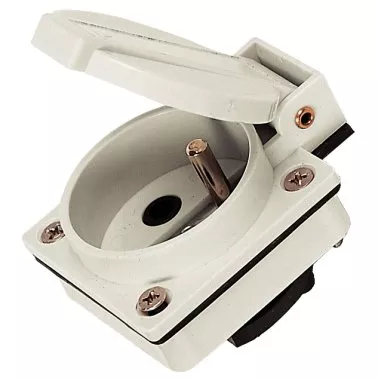 Bals Mini-Plex Straight Panel Socket Outlet - 230V - 16A - IP44