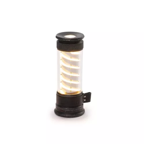 Barebones Edison Light Stick Tumbled Steel