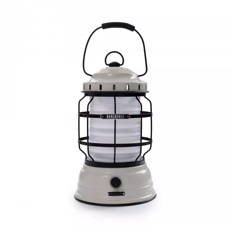 Barebones Forest Lantern Vintage White
