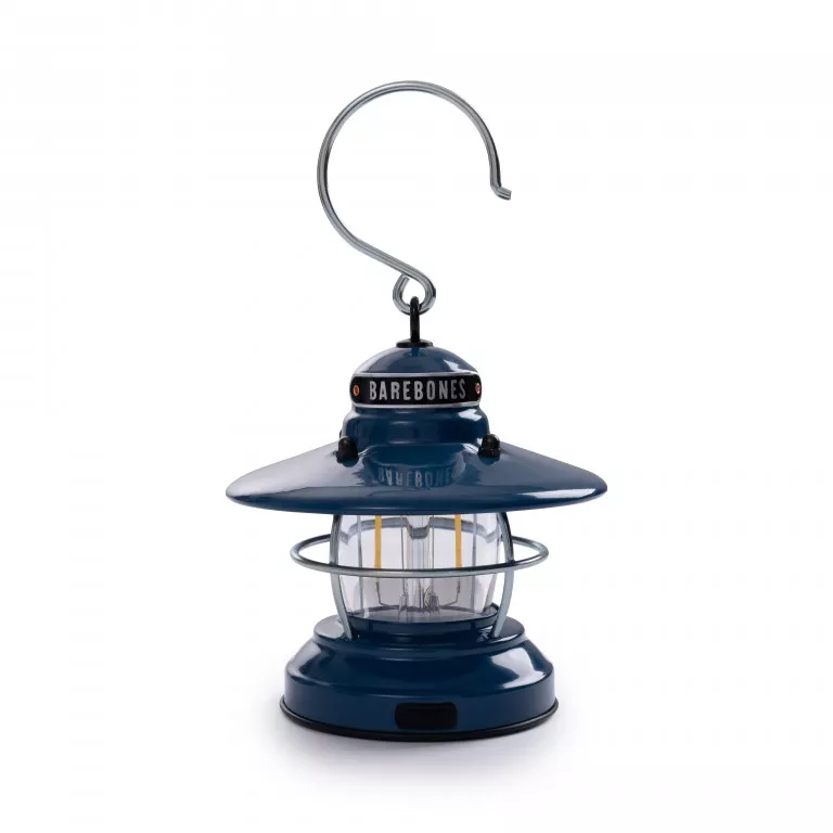 Barebones Mini Edison Lantern Ocean Bleu