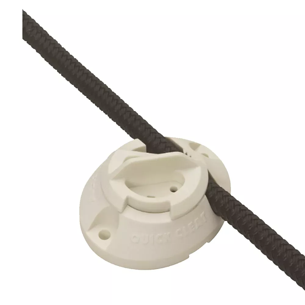 Barton Marine Quick Cleat - 5/16" - White