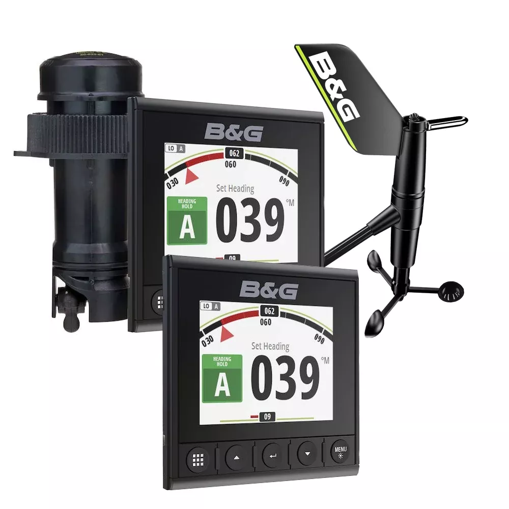 BG Triton2 Speed, DepthWireless Wind System Pack - 2 Triton2 4.1" Color Display, DST810 Transducer, WS320 Wireless Wind SensorNMEA2000 Starter Kit [000-14957-002]