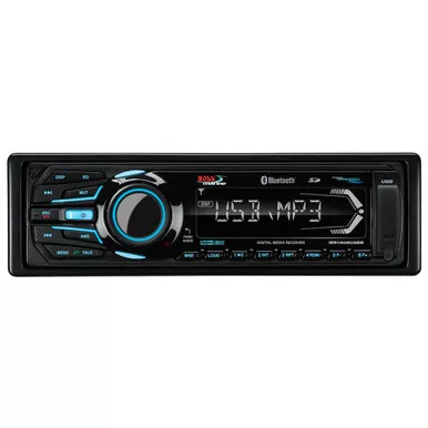 Boss Audio MR1308UABK Bluetooth - Fully Marinized MP3-Compatible Digital Media Receiver w/USBSD Memory Card PortsAux Input