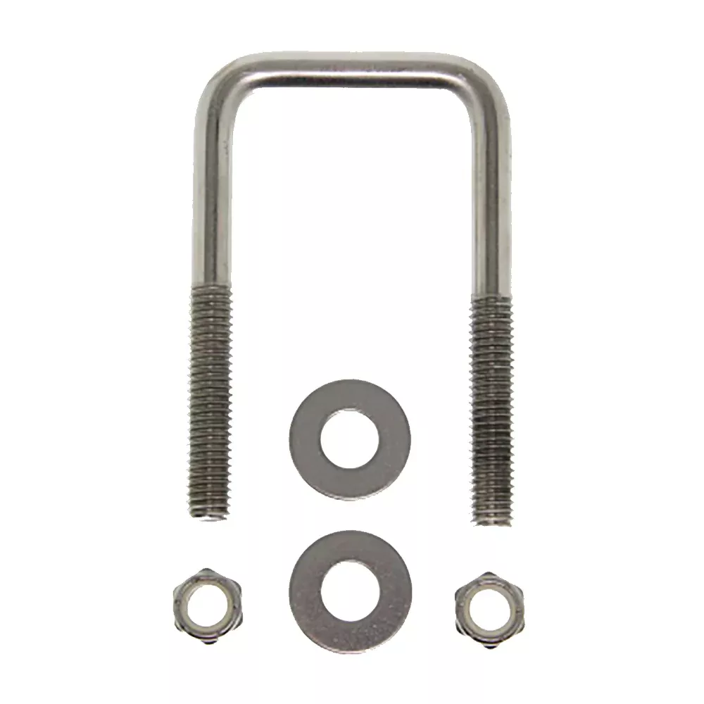C.E. Smith Zinc U-Bolt 7/16"-14 X 3-1/8" X 3" w/WashersNuts - Square