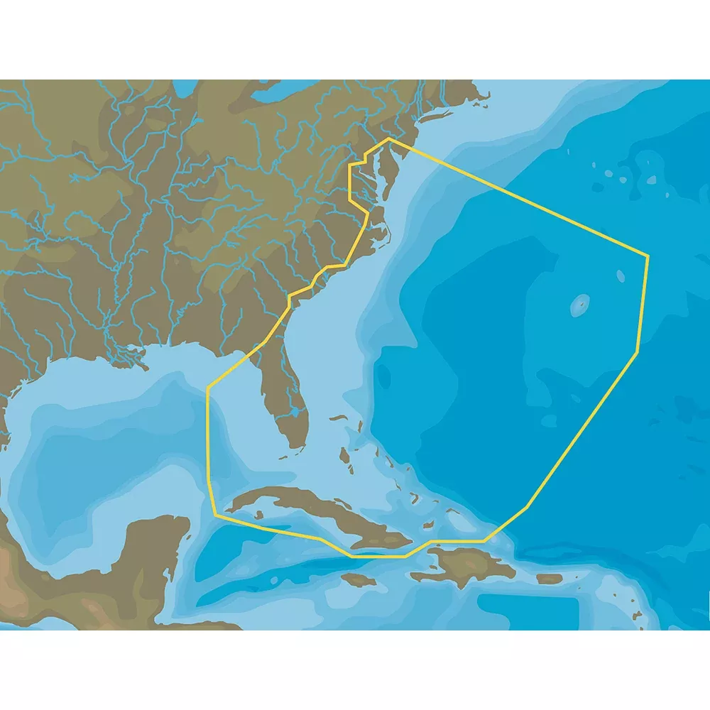 C-MAP 4D NA-D063 Chesapeake Bay to Cuba - microSD/SD