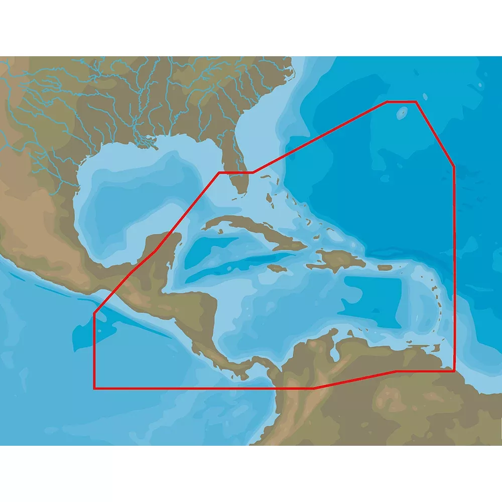 C-MAP 4D NA-D065 CaribbeanCentral America -microSD/SD