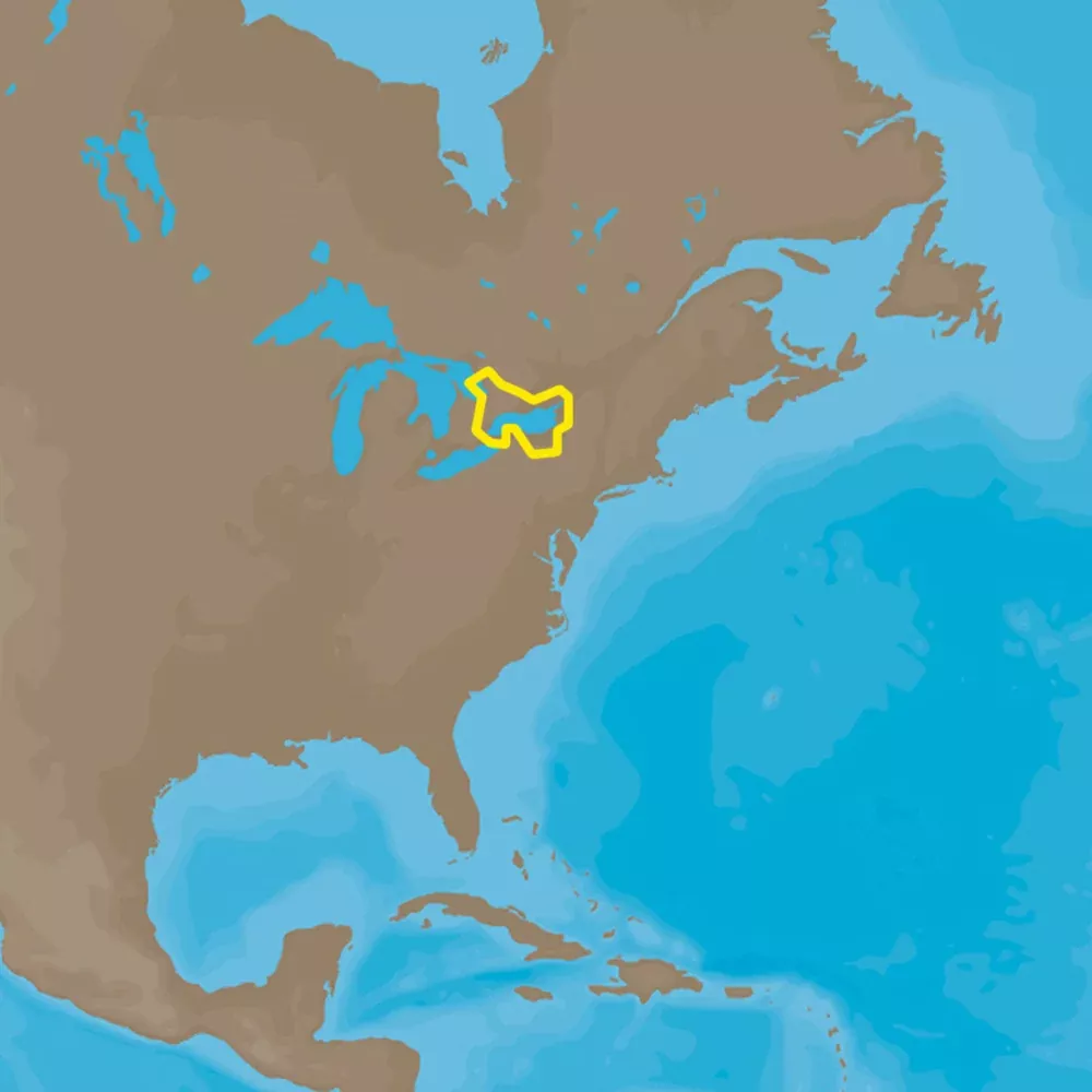 C-MAP4D NA-D934 Lake Ontario and Trent Severn