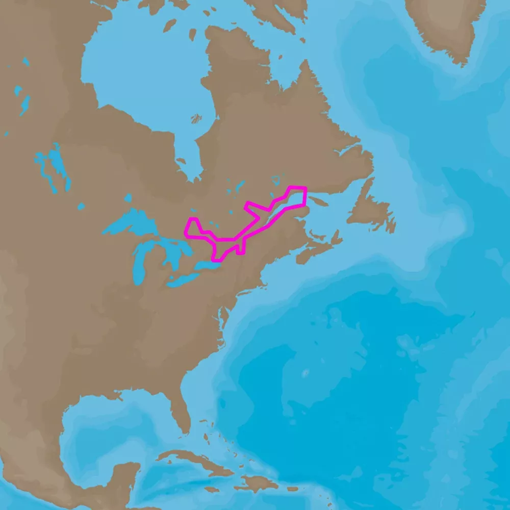 C-MAP4D NA-D935 St Lawrence River