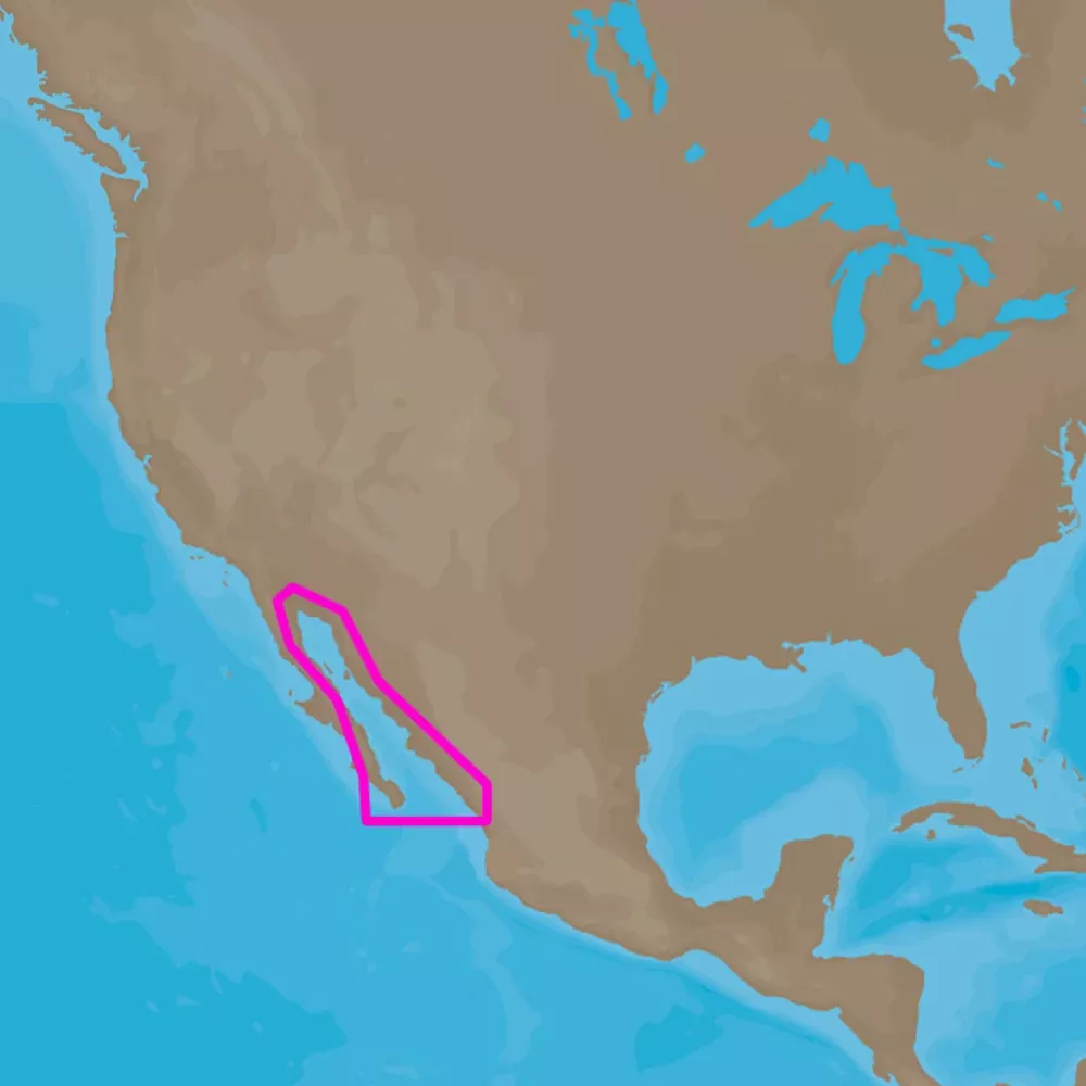 C-MAP4D NA-D950 Gulf of Califonia , Mexico