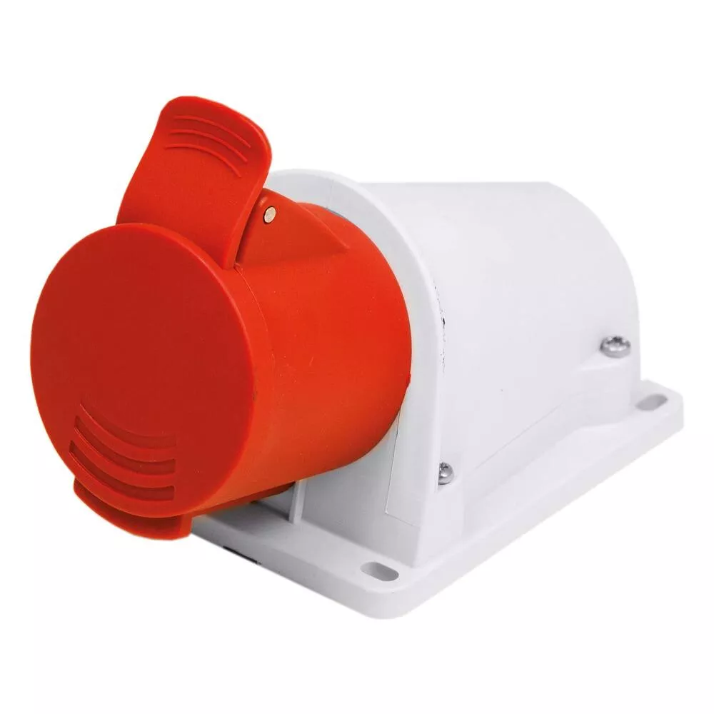CEE Red Surface Mounted Socket IP44 4P-16A-380V