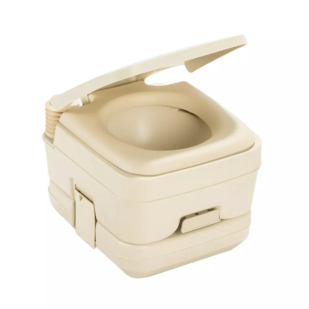 Dometic 964 Portable Toilet w/Mounting Brackets - 2.5 Gallon - Parchment[311096402]