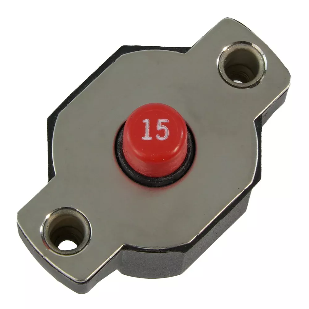 Egis 15A Push Button Circuit Breaker - Reset Only [4712-15]