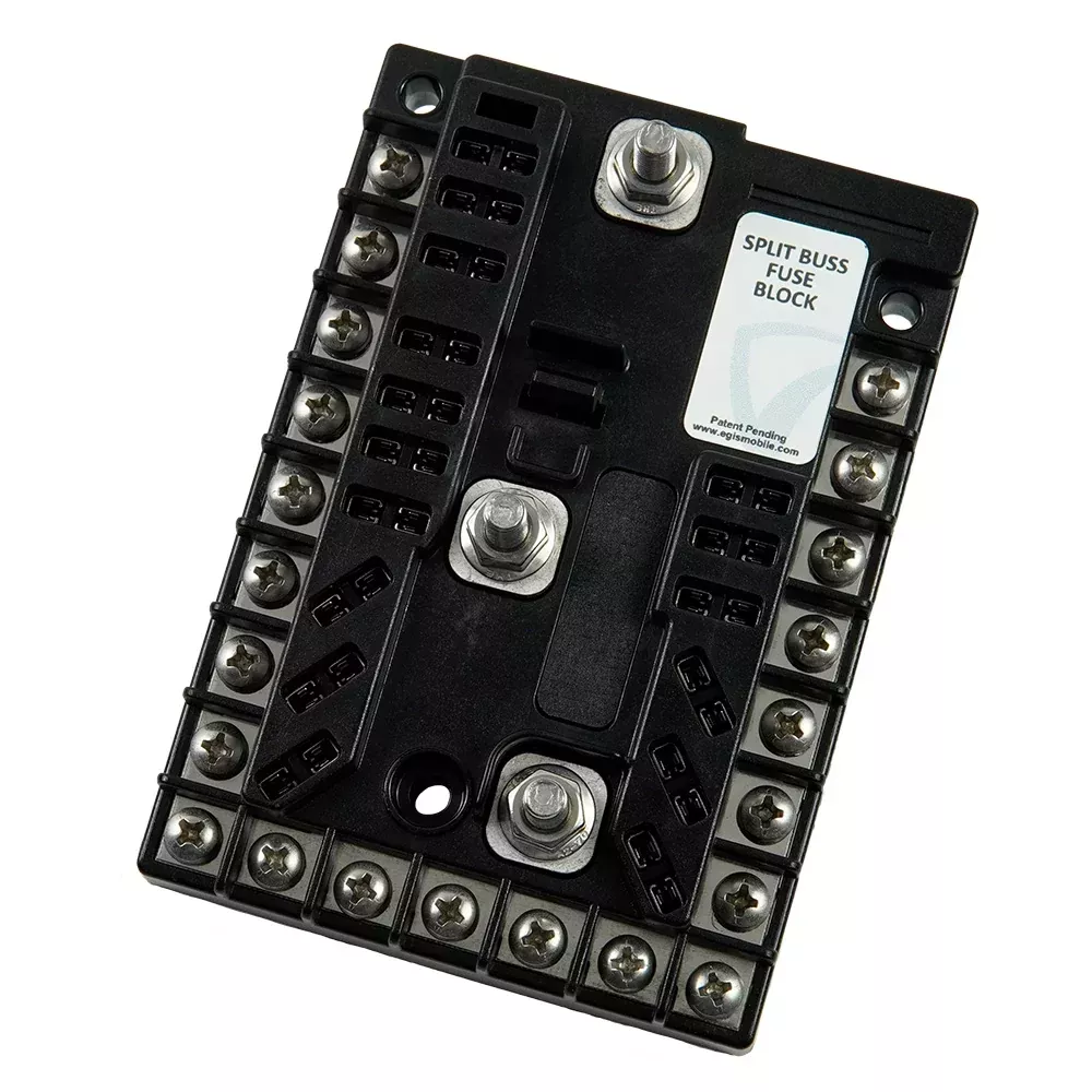 Egis Split Buss Fuse Block 13 Circuit + Ground 200A [8033]
