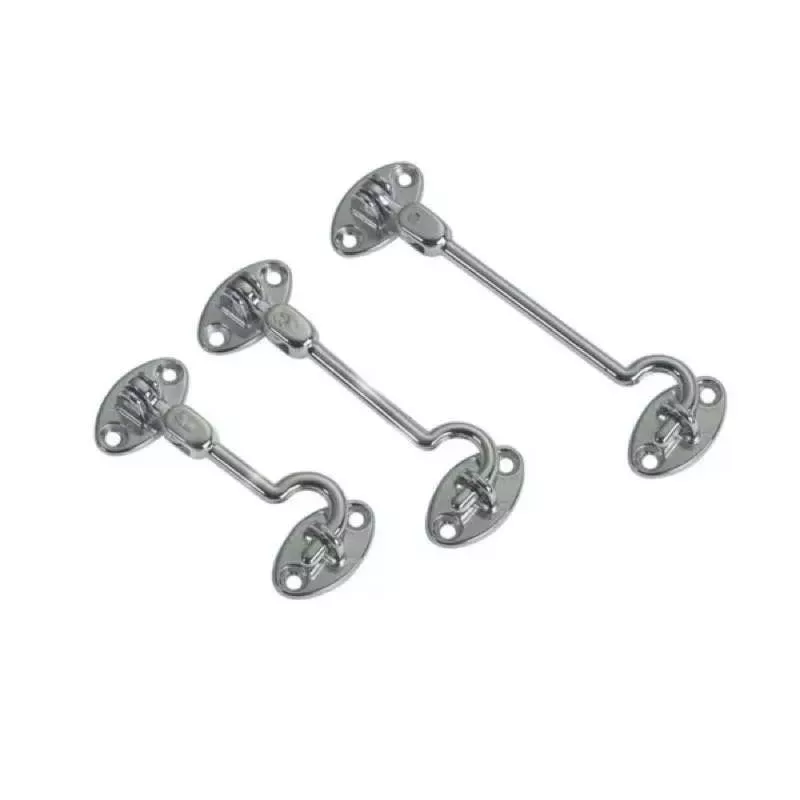 Foresti & Suardi 201B.C - Cabin Hook Double Hinge Chrome 80mm