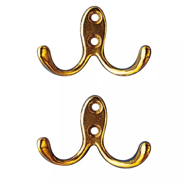 Foresti & Suardi Clothes Hook Brass (2 pcs.)