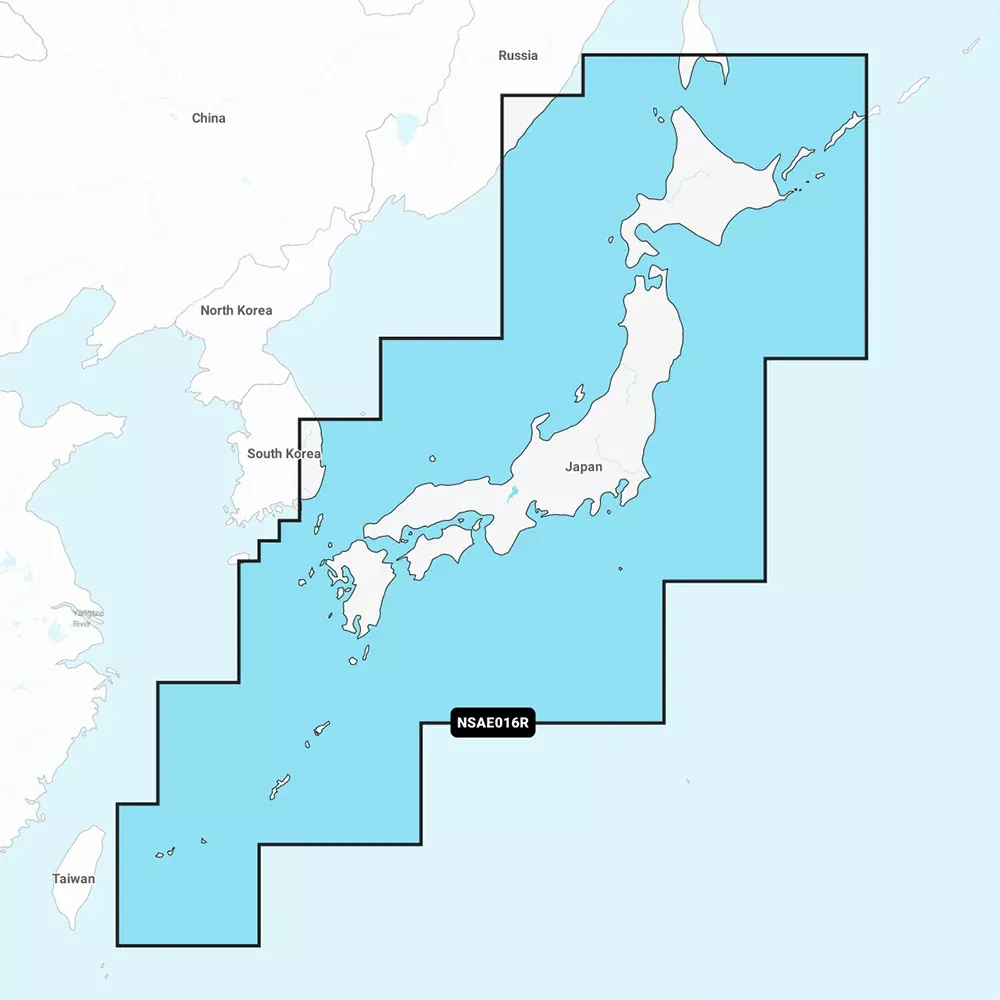Garmin Navionics+ NSAE016R - Japan LakesCoastal - Marine Chart