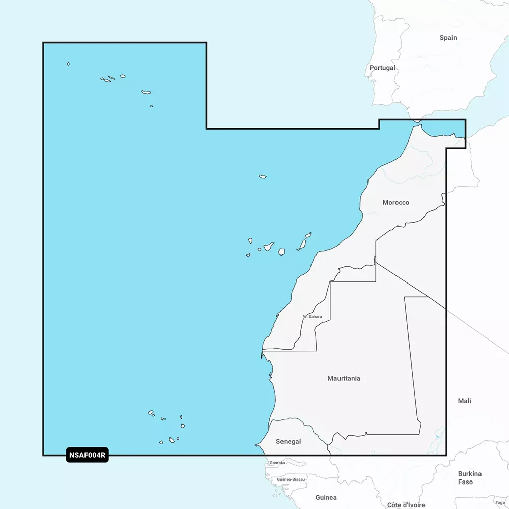 Garmin Navionics+ NSAF004R - Africa, Northwest - Marine Chart