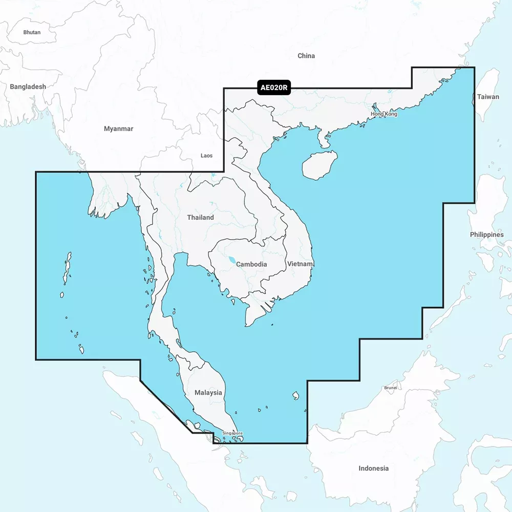 Garmin Navionics Vision+ NVAE020R - South ChinaAndaman Seas - Marine Chart