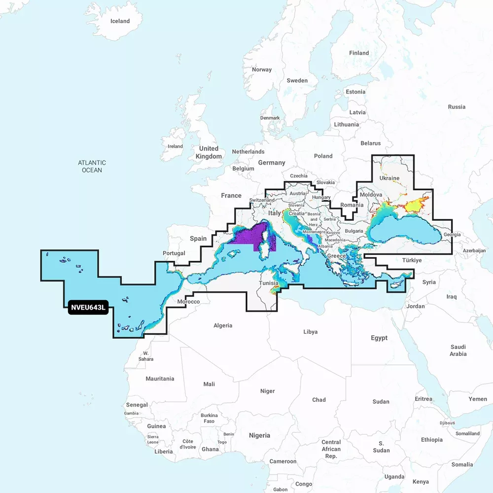 Garmin Navionics Vision+ NVEU643L MediterraneanBlack Sea