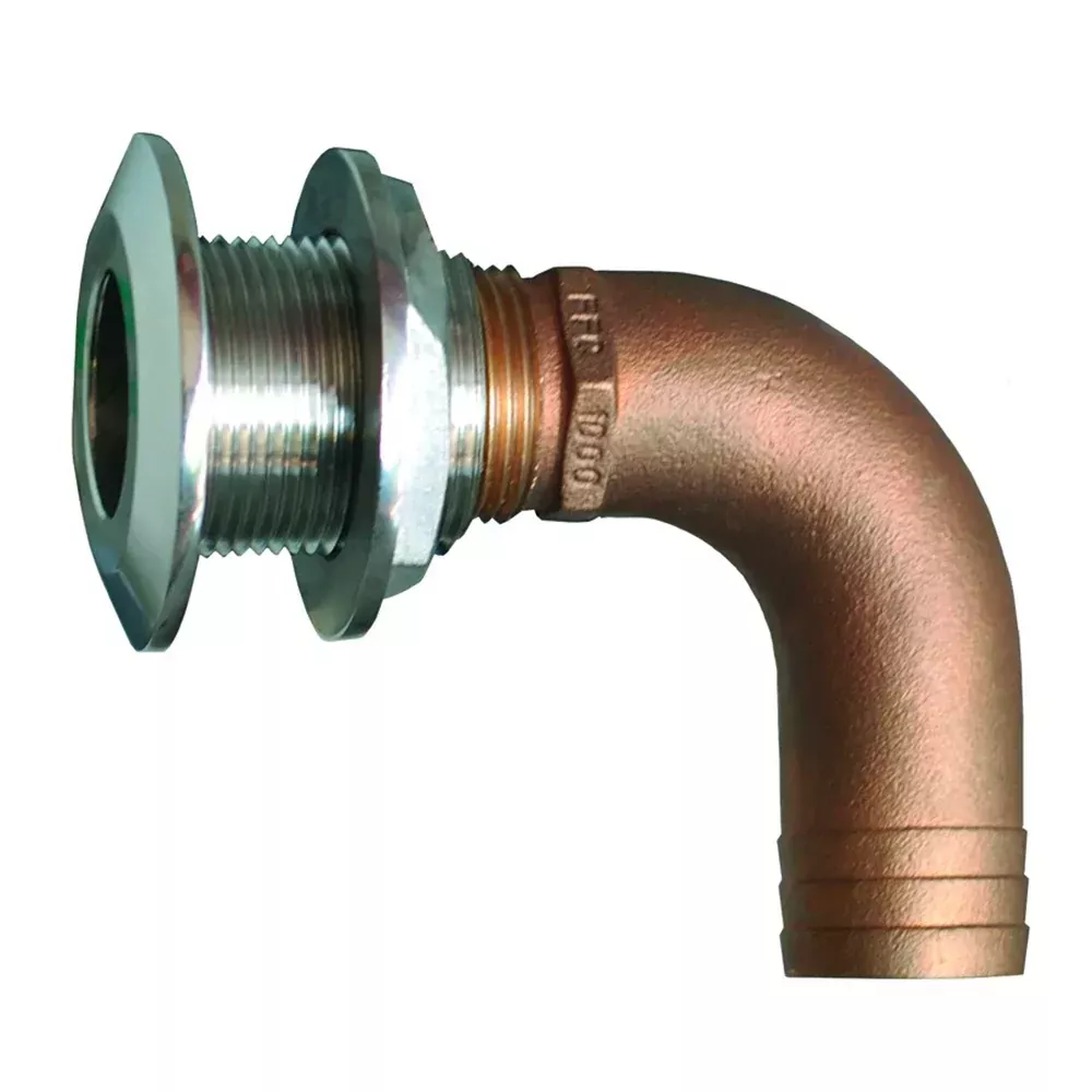 GROCO 2" 90 Degree Hose Thru-Hull Fitting[HTHC-2000-S]