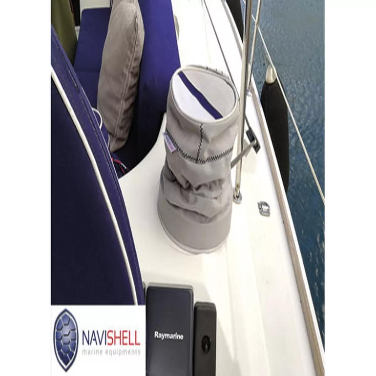 Housse de winch Navishell grise, 25x17cm