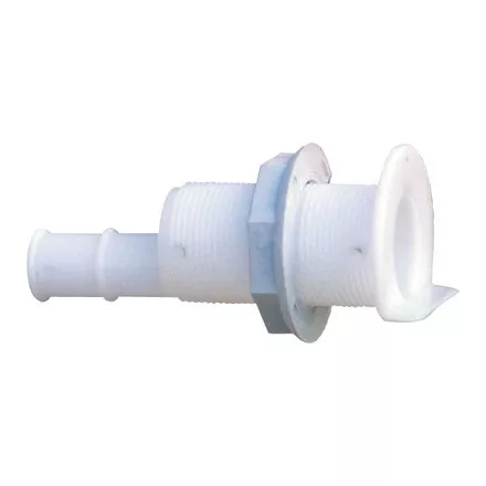 ‘L’ Head Skin Fitting – White Acetal