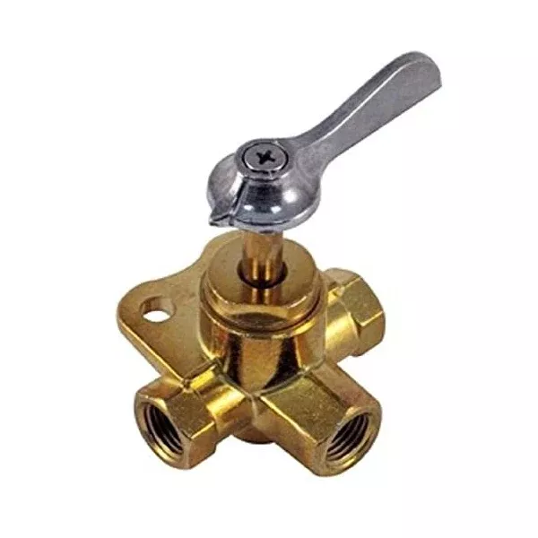 Marpac Brass 4-Way Valve - 1/4” FNPT