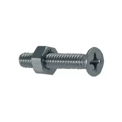 Marpac Phillips Pan Machine Screws With Nut - 1/4-20 x 2 - 3 Pieces