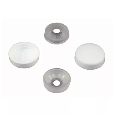 Marpac Snap Caps - Fits Screw Sizes: #6 and #8 - White