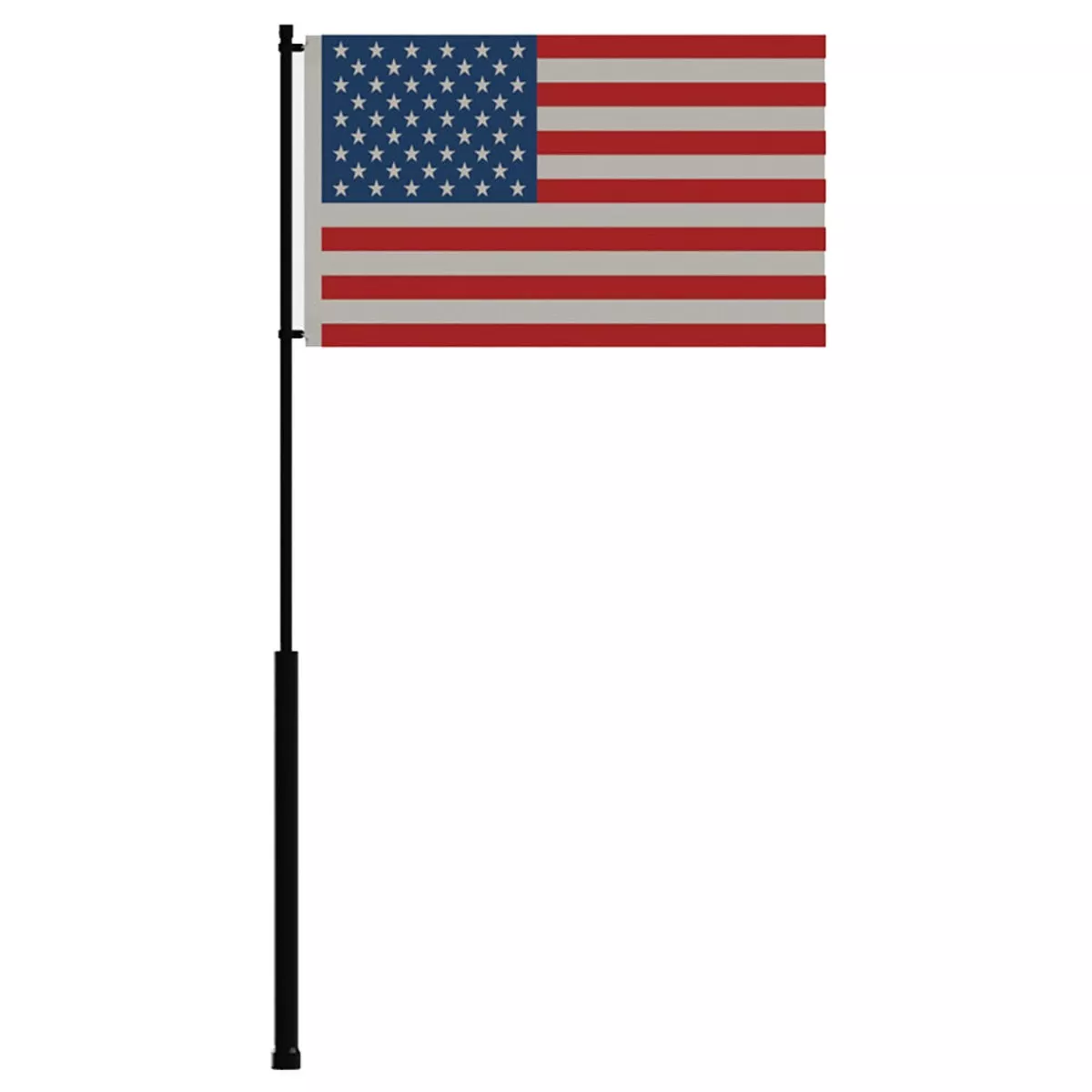 Mate Series Flag Pole - 36" w/USA Flag
