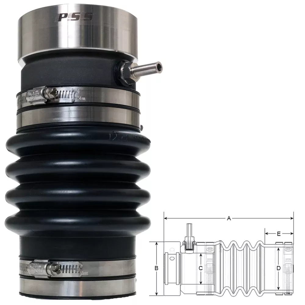 PSS Shaft Seal 1-1/4" Shaft 2" Tube