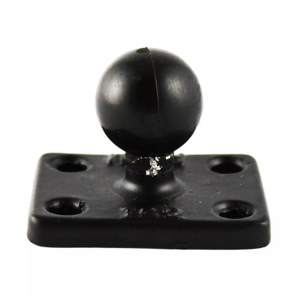 RAM Mount 1.5" x 2" Rectangle Base w/1" Ball