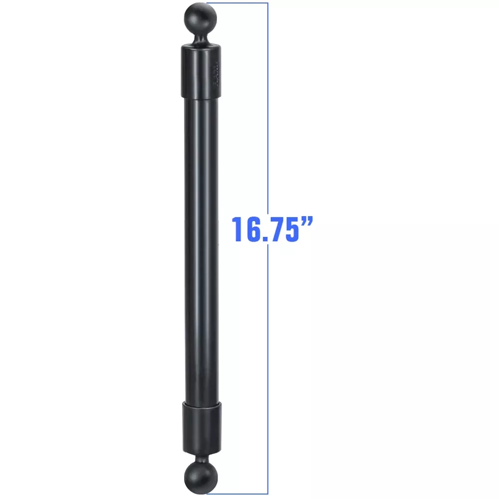 RAM Mount 16.75" Long Extension Pole with 2 1" Diameter Ball Ends