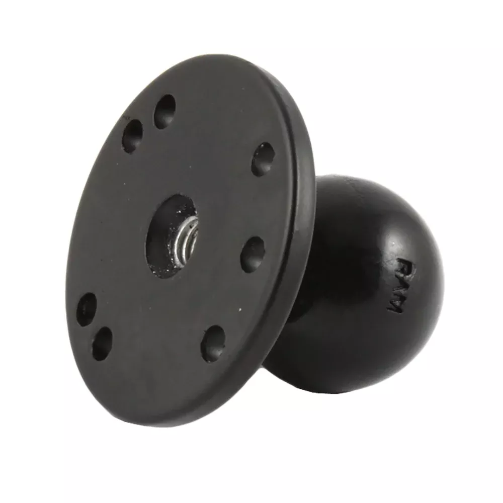RAM Mount 2.5" Round Base w/3/8"-16 Female Threaded Hol1.5" Ball