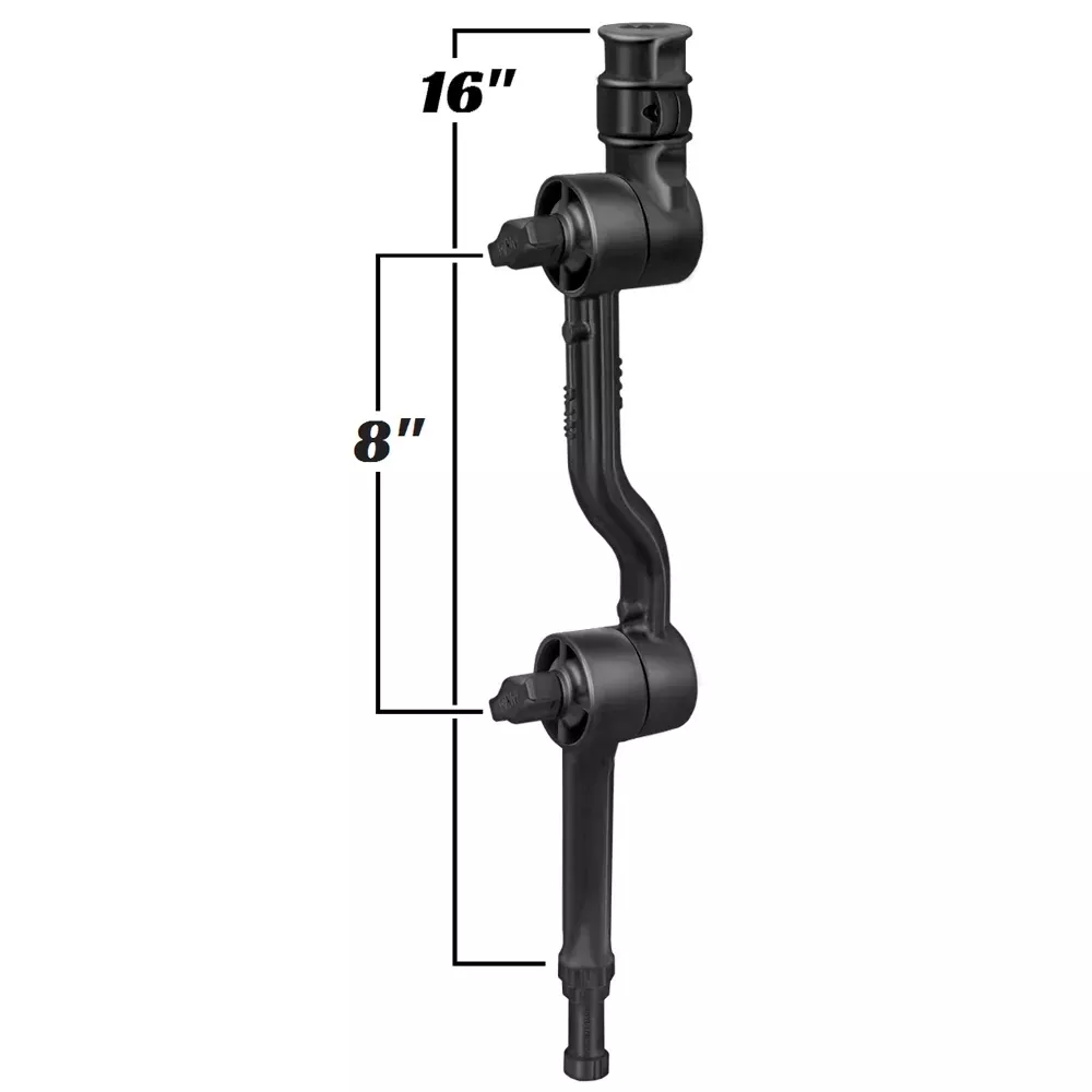 RAM Mount Adjustable Adapt-a-Post 16" Extension Arm
