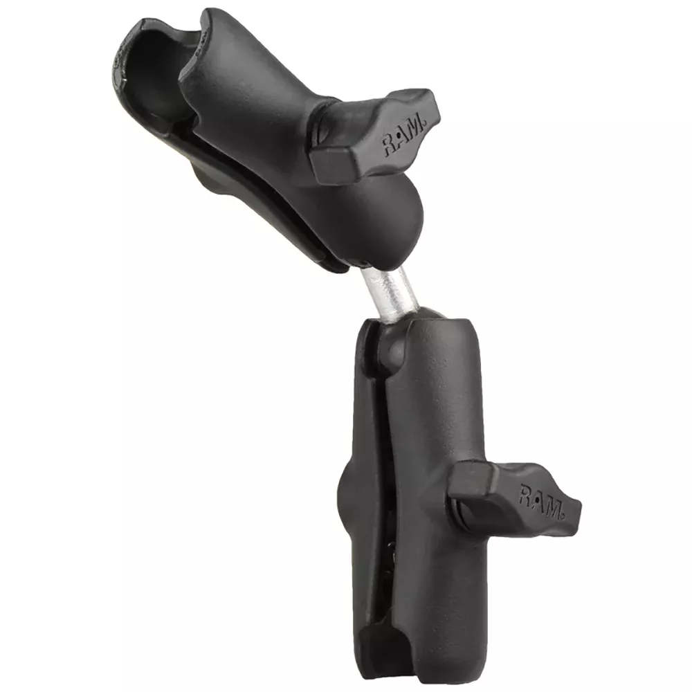 RAM Mount Double Socket Arm w/Dual ExtensionBall Adapter