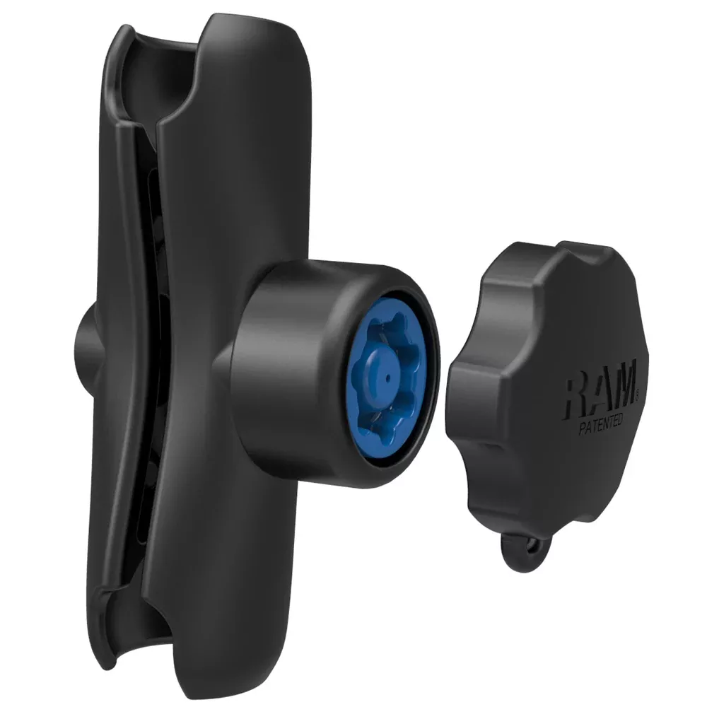 RAM Mount Double Socket Arm w/Pin-Lock Security Knob - 1.5"