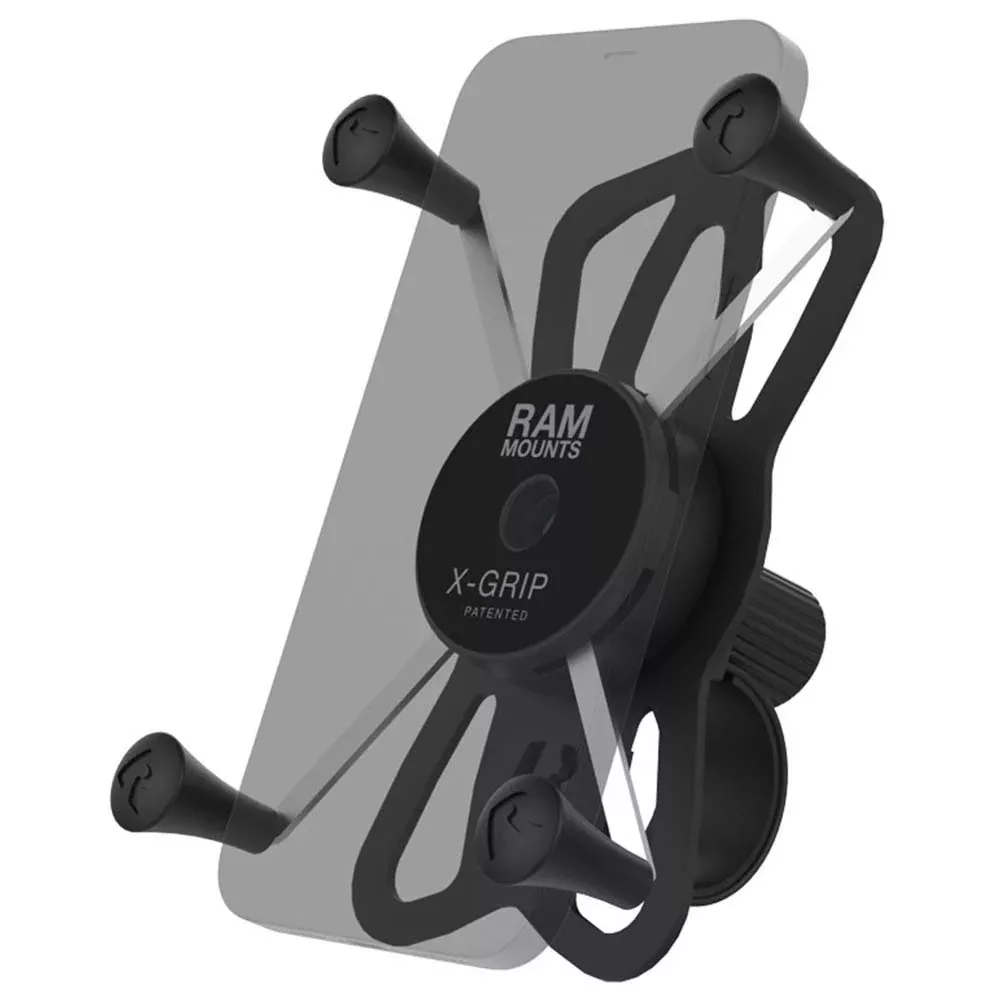 RAM Mount RAM X-Grip Large Phone Mount w/RAM Tough-Strap Handlebar Base