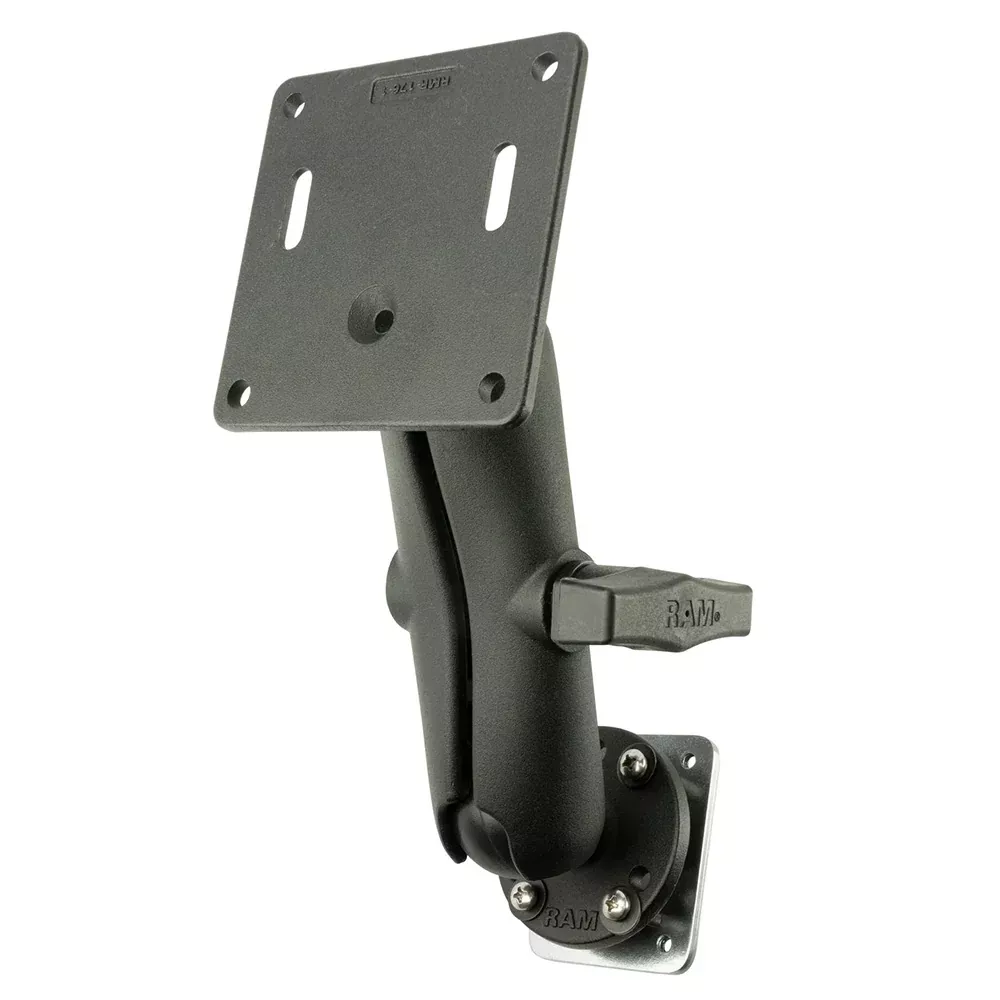 RAM Mount Universal Backing Plate Mount w/75x75mm VESA Plate