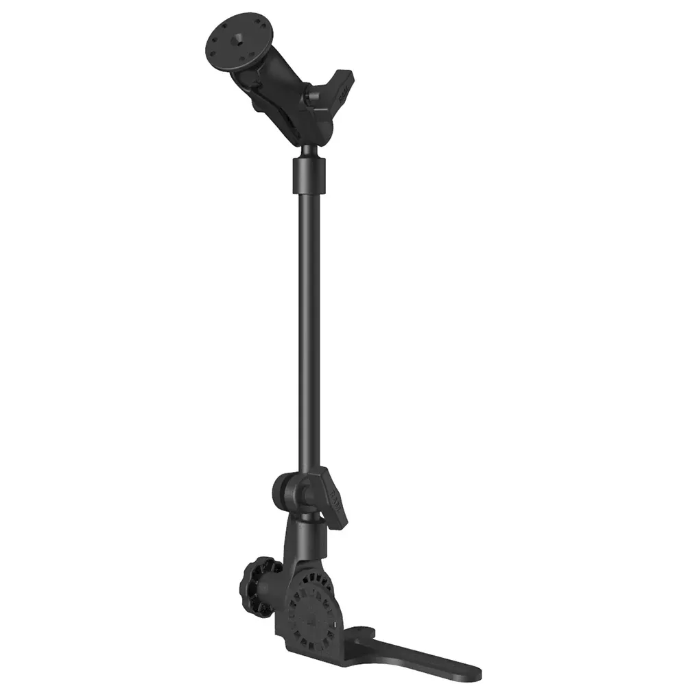 RAM Mount Universal No-Drill RAM POD HDVehicle Mount w/Double Socket Arm2.5" Round Base AMPs Hole Pattern