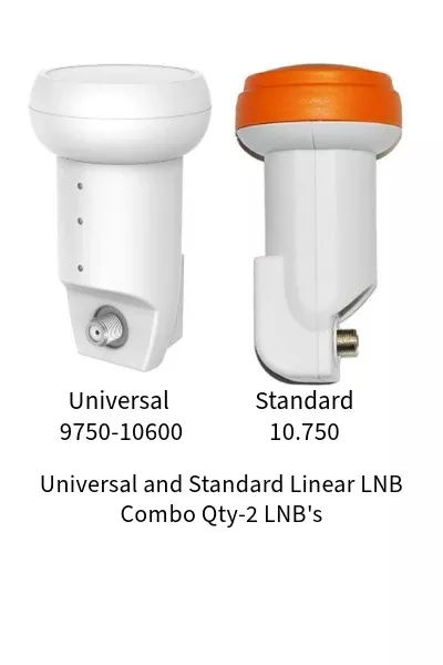 Satellite LNB KU Universal and Standard Combo Set2- LNB's