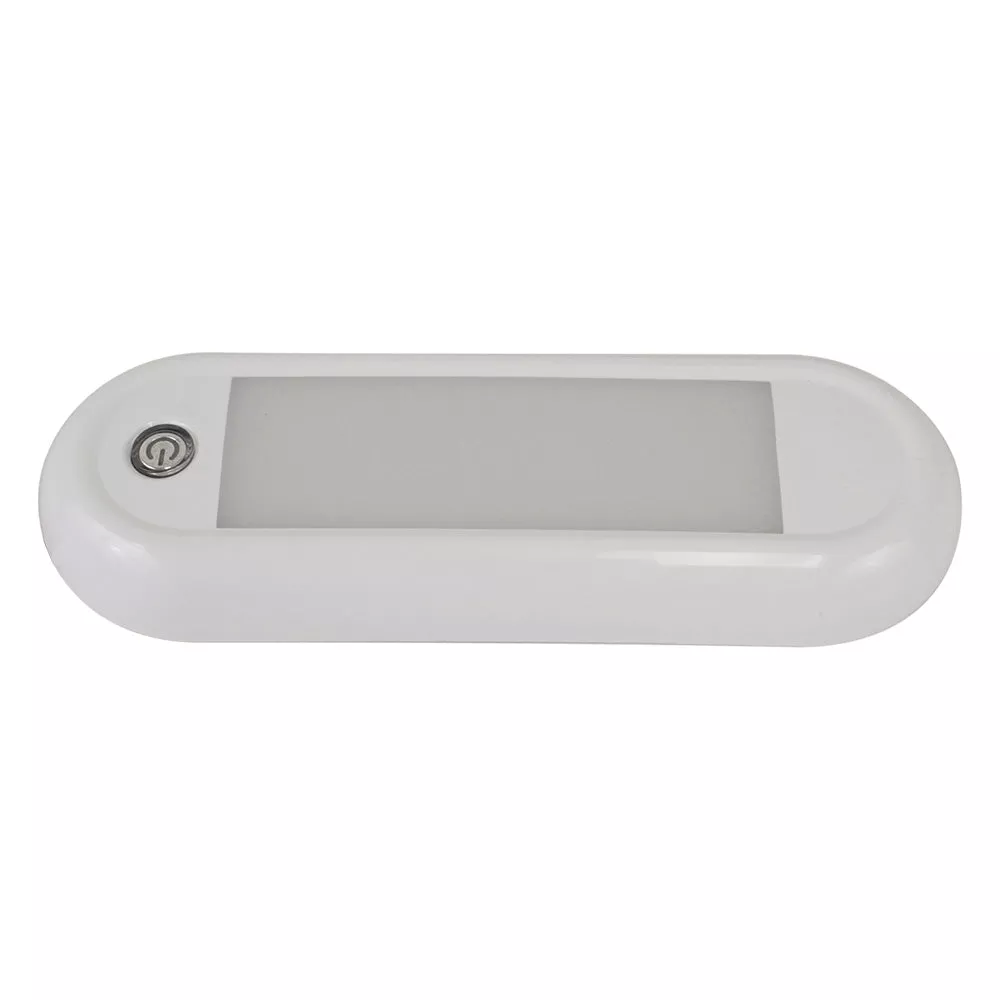 Scandvik 7" Oval Dome Light w/SwitchDimming - 12/24V [41322P]