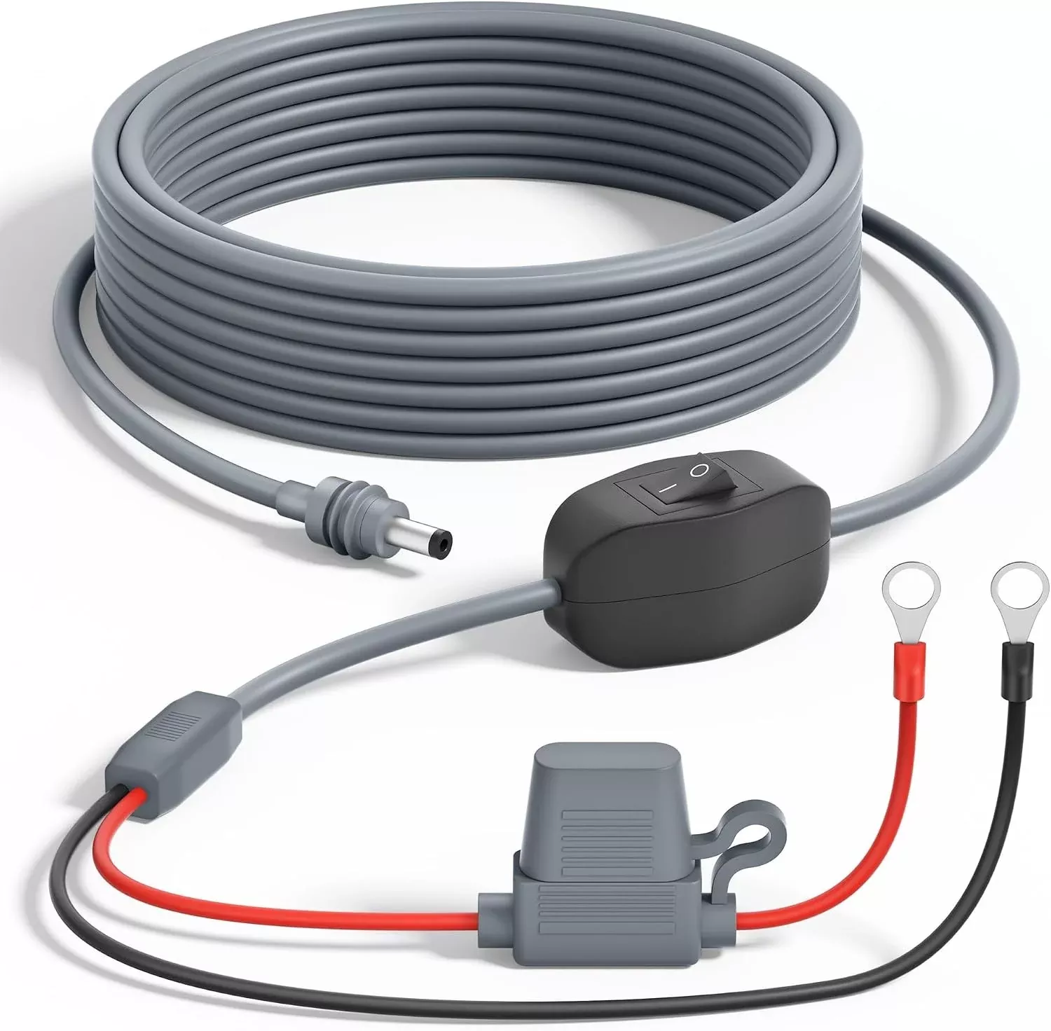 Starlink Mini 12V Battery Power Cable with Switch – 16.4FT