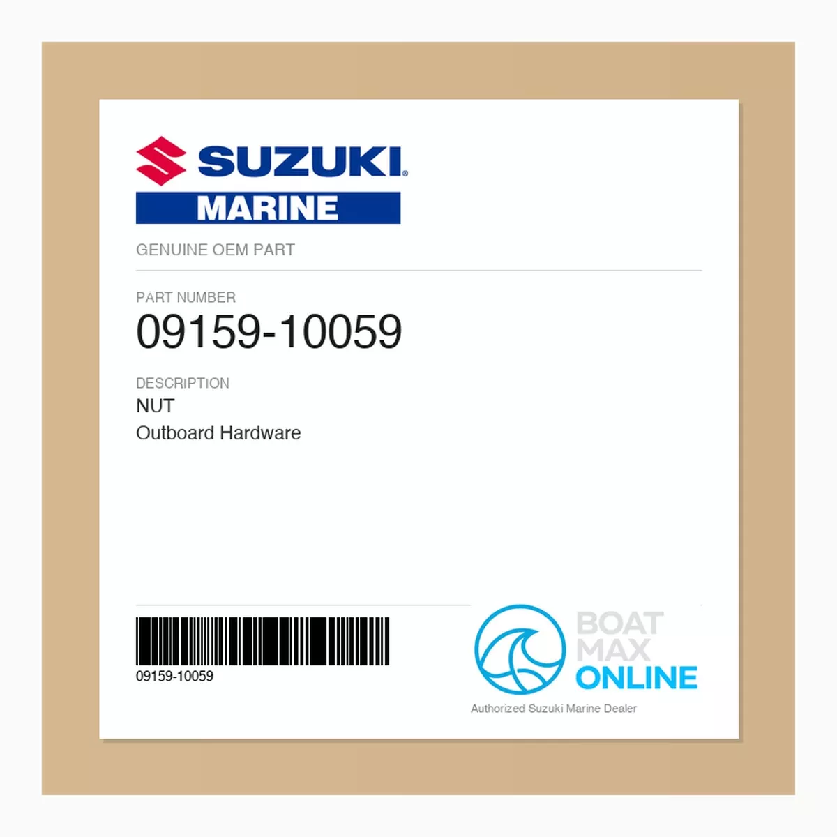 Suzuki OEM Nut 09159-10059 | Outboard Hardware