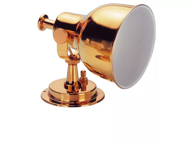 Talamex 12V/15W Brass Cabin Reading Light 75 mm