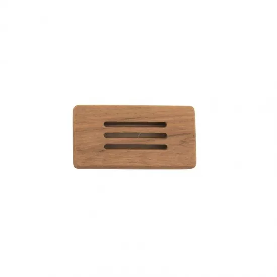 Teak Louvred Inserts Unoiled