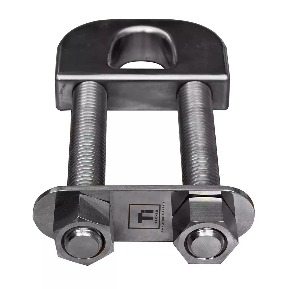 Ti-Tackle Titanium Transom D Ring - 6" Long Stud [TT-TRANSOM-DRING]