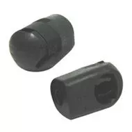 White Cap Lid-Lift Gas Spring Black Composite End Fitting - Spring Retainer